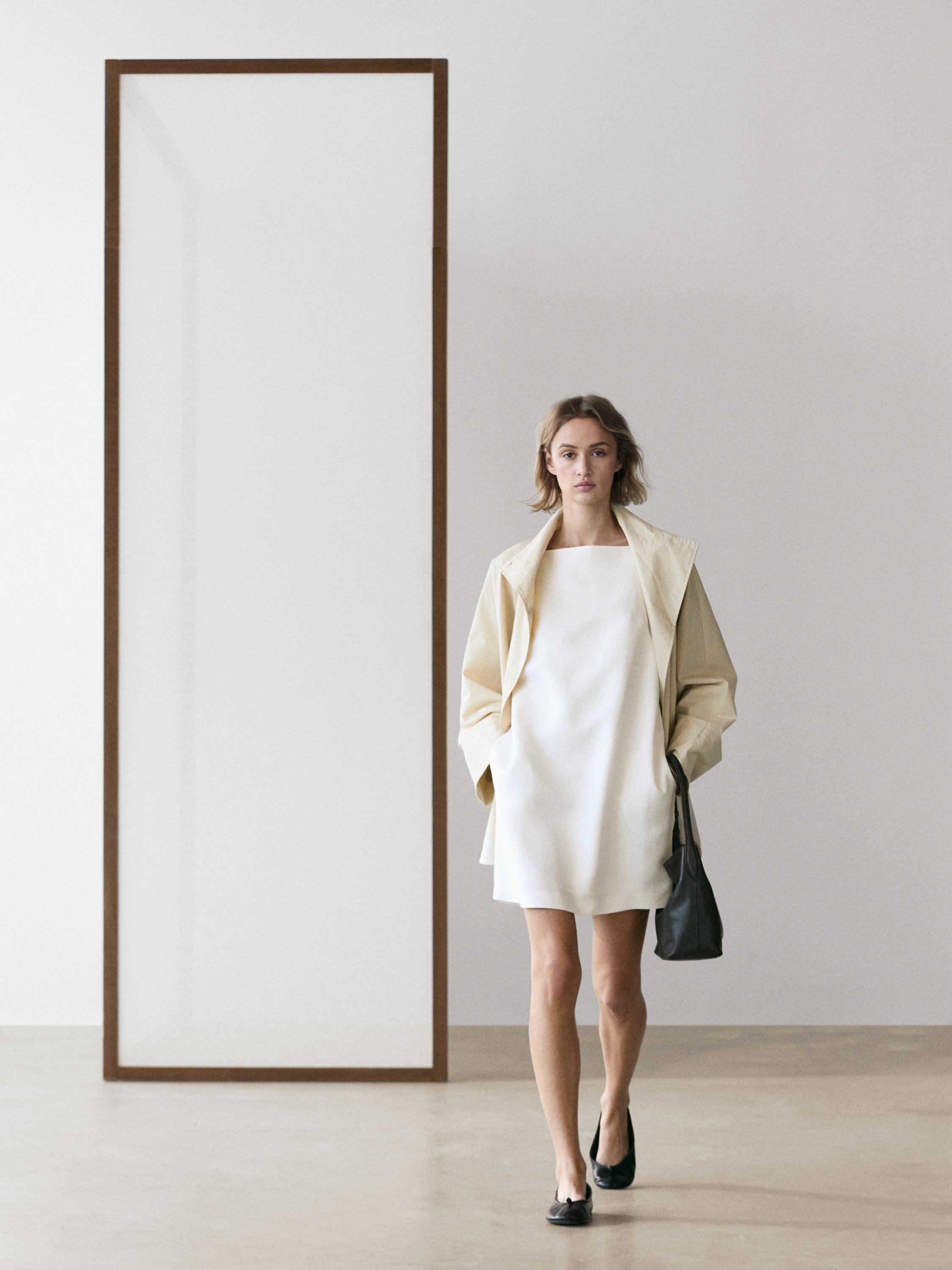 Robe courte fluide